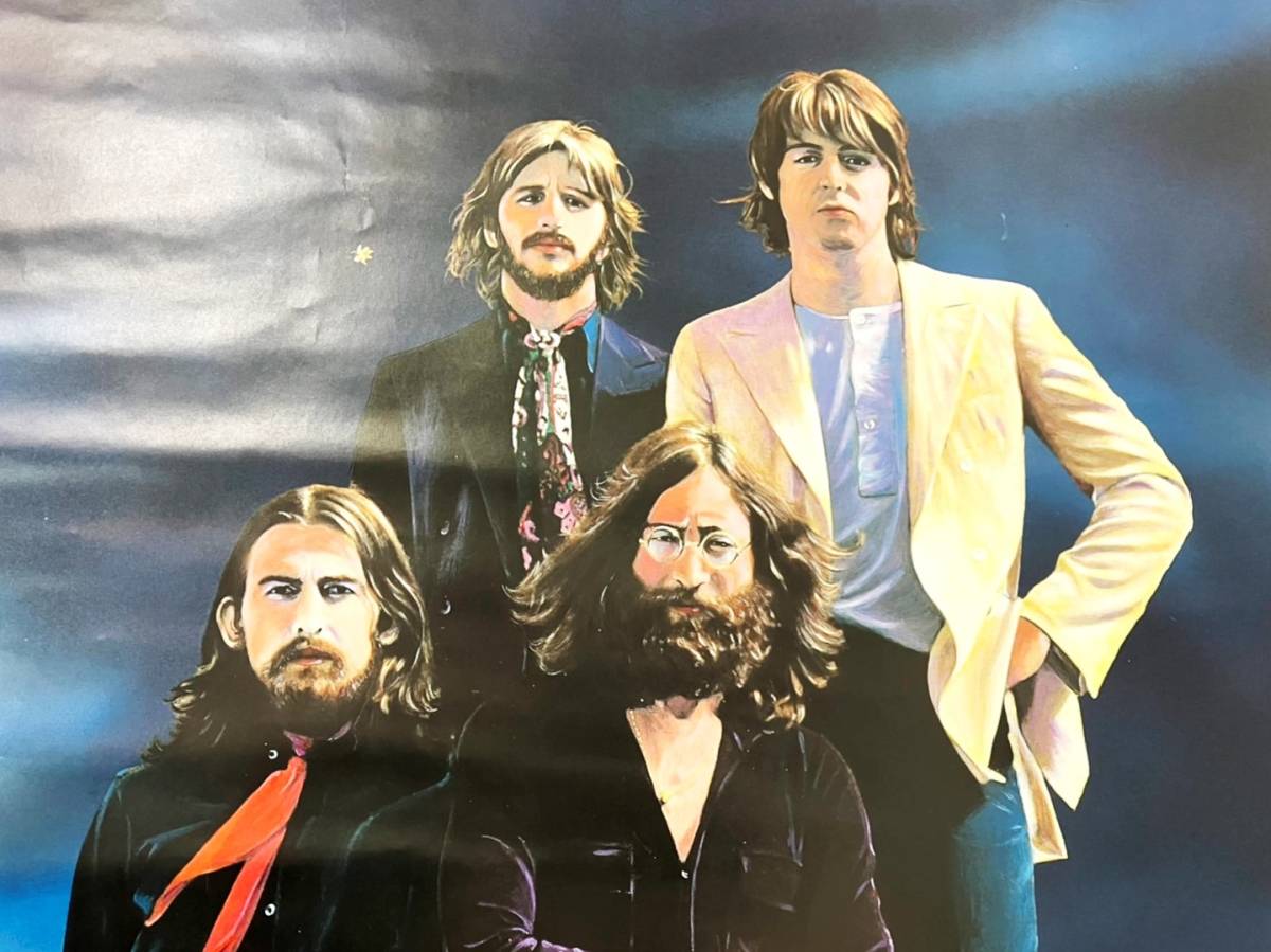 □非売品 THE BEATLES/ザ・ビートルズ ポスター 横尾忠則 Tadanori