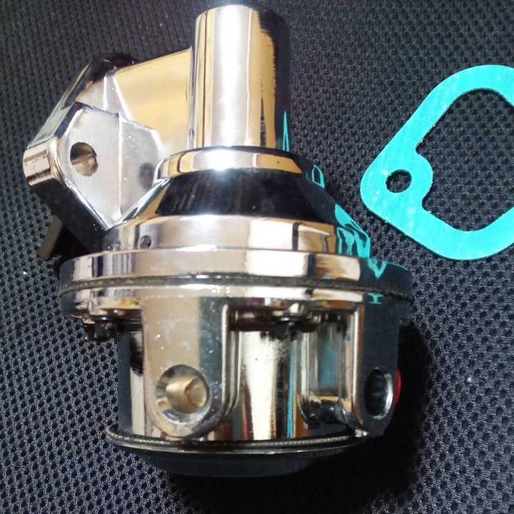 メカポンプ 1/4IPT クロームメッキ ローライダー インパラ