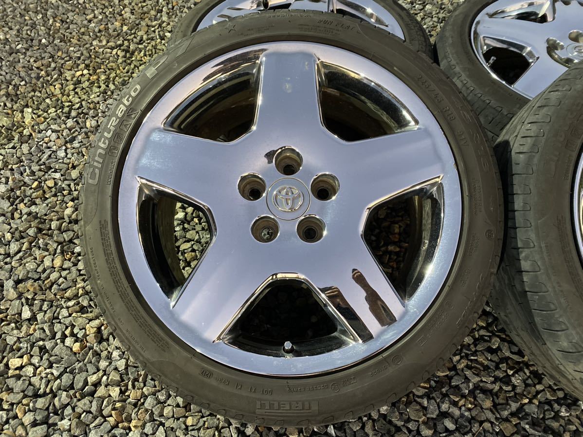 セルシオ純正 メッキホイール 18インチ