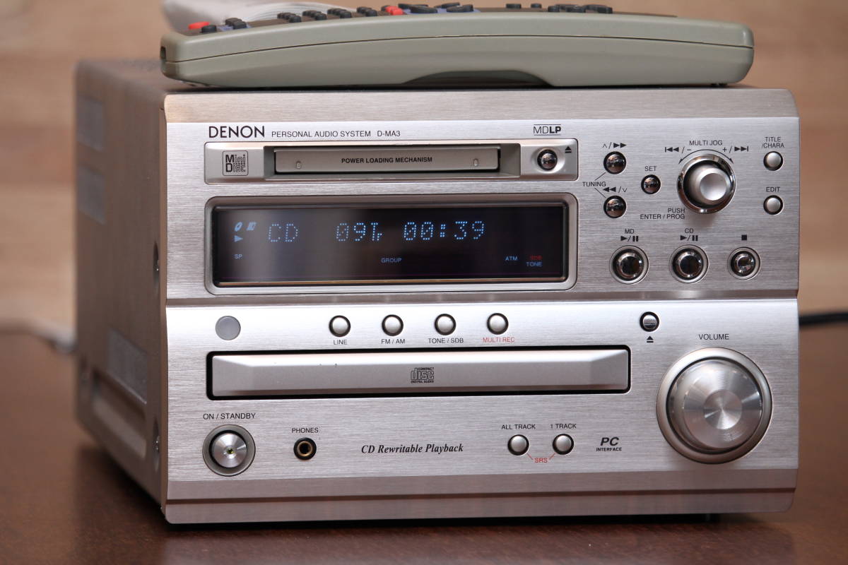 DENON D-MA3 CD/MD/TUNER/USB-DAC　ミニコンポ DENON D-MA3 CD/MD/TUNER/USB-DAC ミニコンポ 美品 美音 1週間返品保証