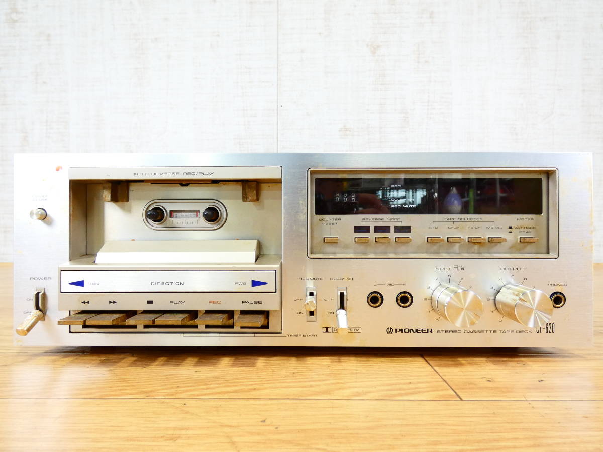 Pioneer ステレオカセットテープデッキ CT-620 CT-620 - Pioneer パイオニア カセットデッキ カセット PIONEER