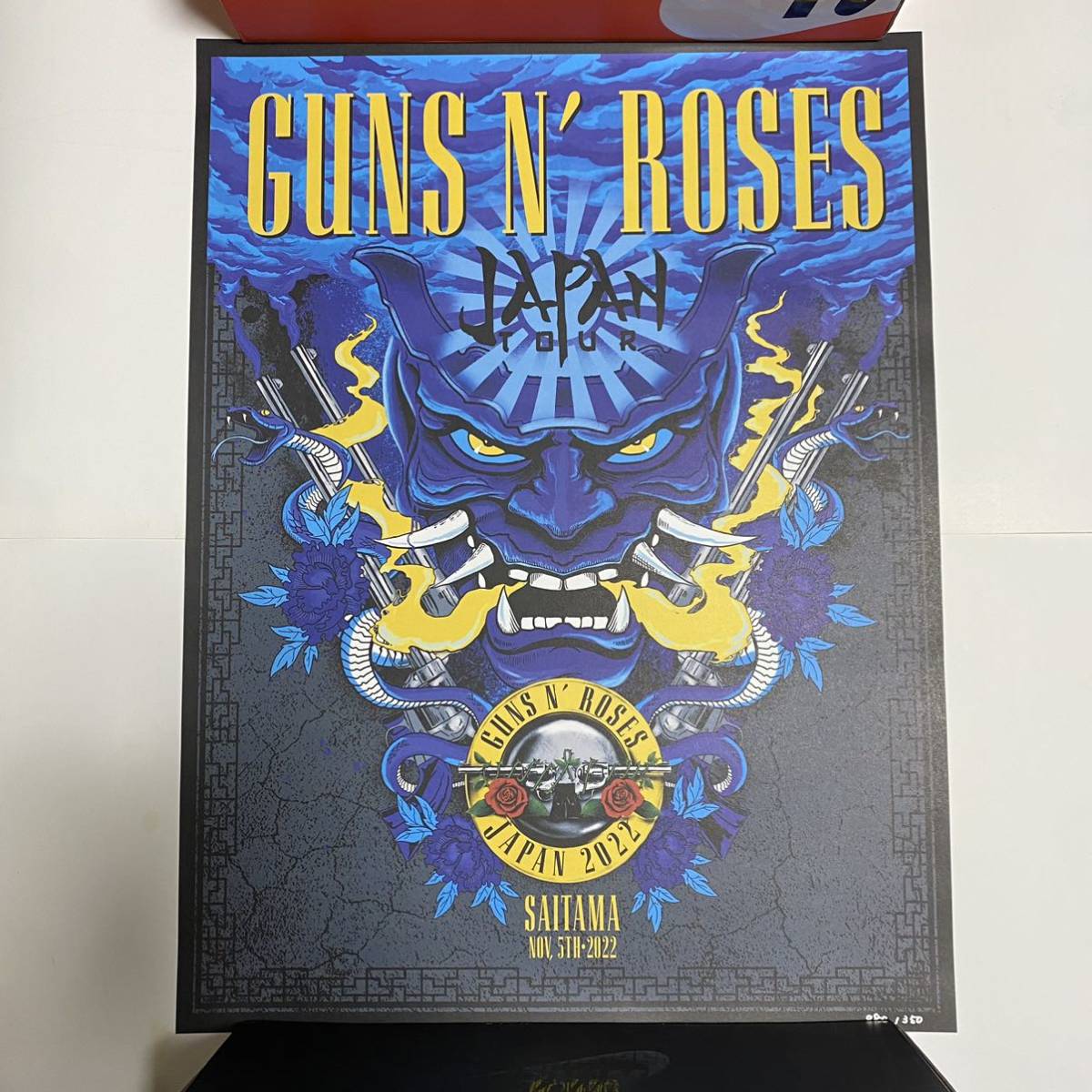 N' リトグラフ Guns GUNS Roses 0 TOUR ポスター 350枚 guns JAPAN