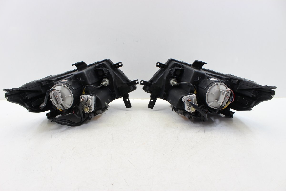 美品　ワゴンR　スティングレー　MH23S　ヘッドライト　左右　キセノン　HID　レベ付　コイト　100-59191　刻印ハ　269990-269991-C497 ワゴンR MH23S スティングレー 中古美品高品質クリアー塗装 HIDヘッドライト左右セット LEDイカリング&amp;白橙LED