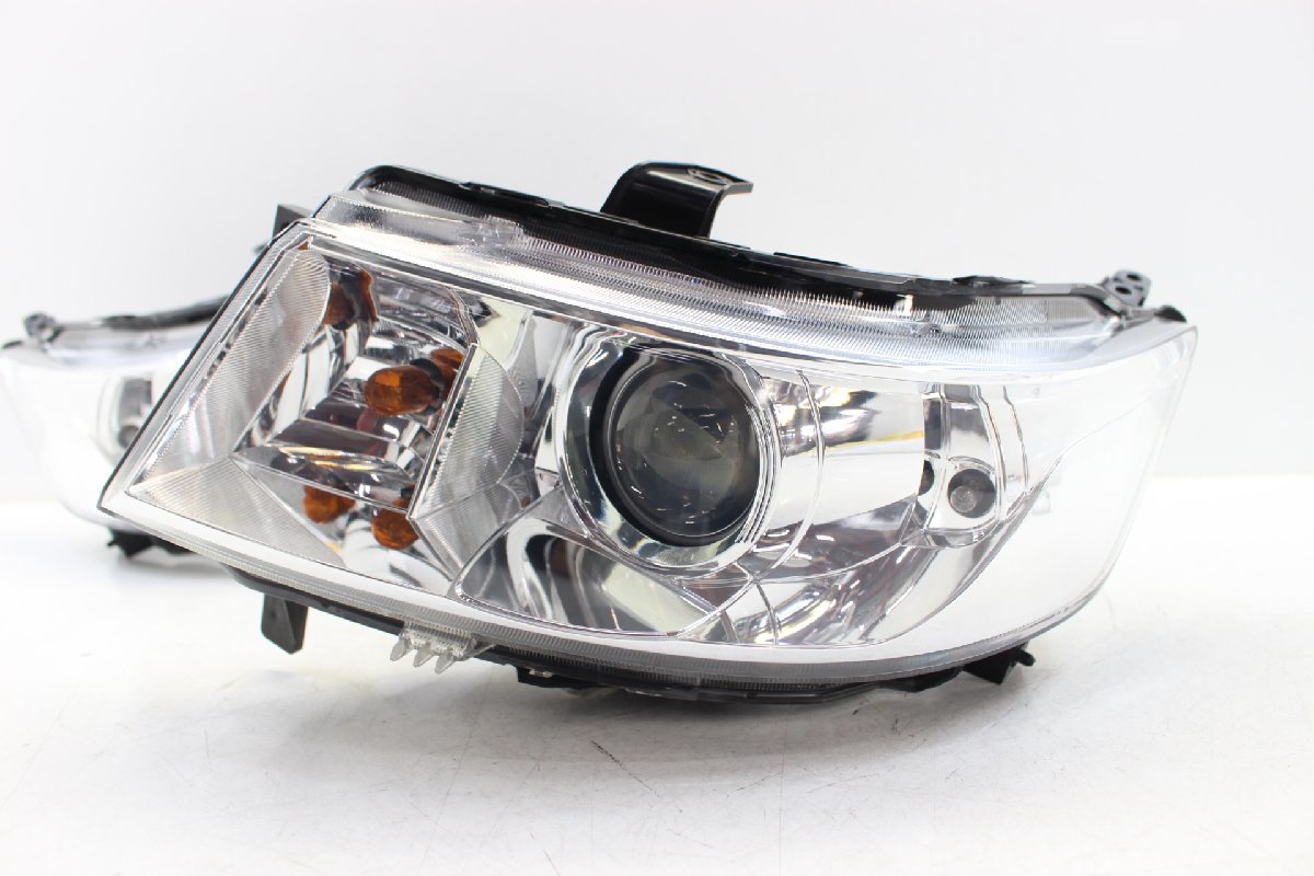 美品　ワゴンR　スティングレー　MH23S　ヘッドライト　左右　キセノン　HID　レベ付　コイト　100-59191　刻印ハ　269990-269991-C497 ワゴンR MH23S スティングレー 中古美品高品質クリアー塗装 HIDヘッドライト左右セット LEDイカリング&amp;白橙LED