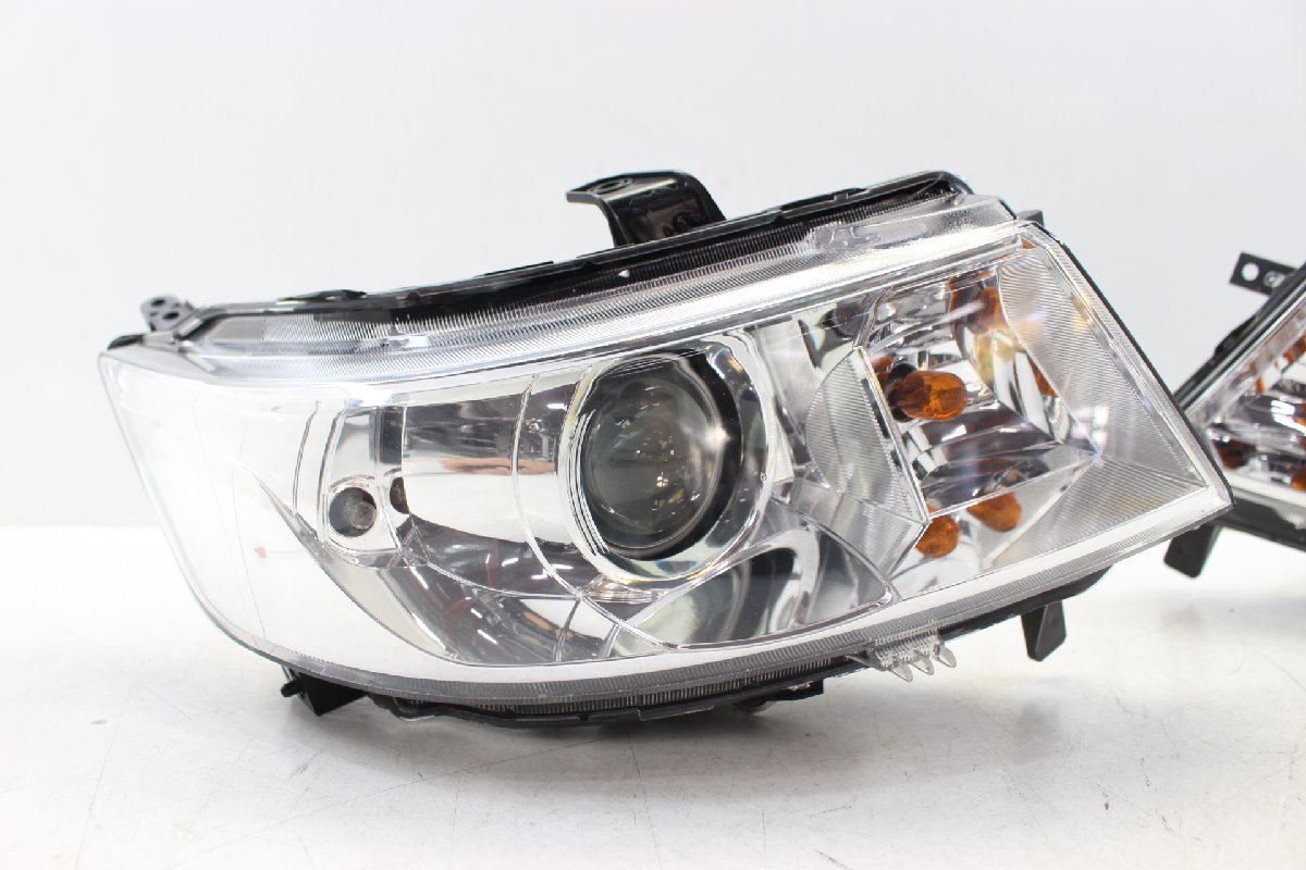 美品　ワゴンR　スティングレー　MH23S　ヘッドライト　左右　キセノン　HID　レベ付　コイト　100-59191　刻印ハ　269990-269991-C497 ワゴンR MH23S スティングレー 中古美品高品質クリアー塗装 HIDヘッドライト左右セット LEDイカリング&amp;白橙LED