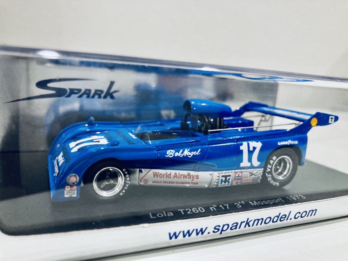  1/43 Spark ローラ T260 #17 B.Nagel 3rd Mosport 1973(レーシングカー)｜売買されたオークション情報、yahooの商品情報をアーカイブ公開 - オークファン レーシングカー
