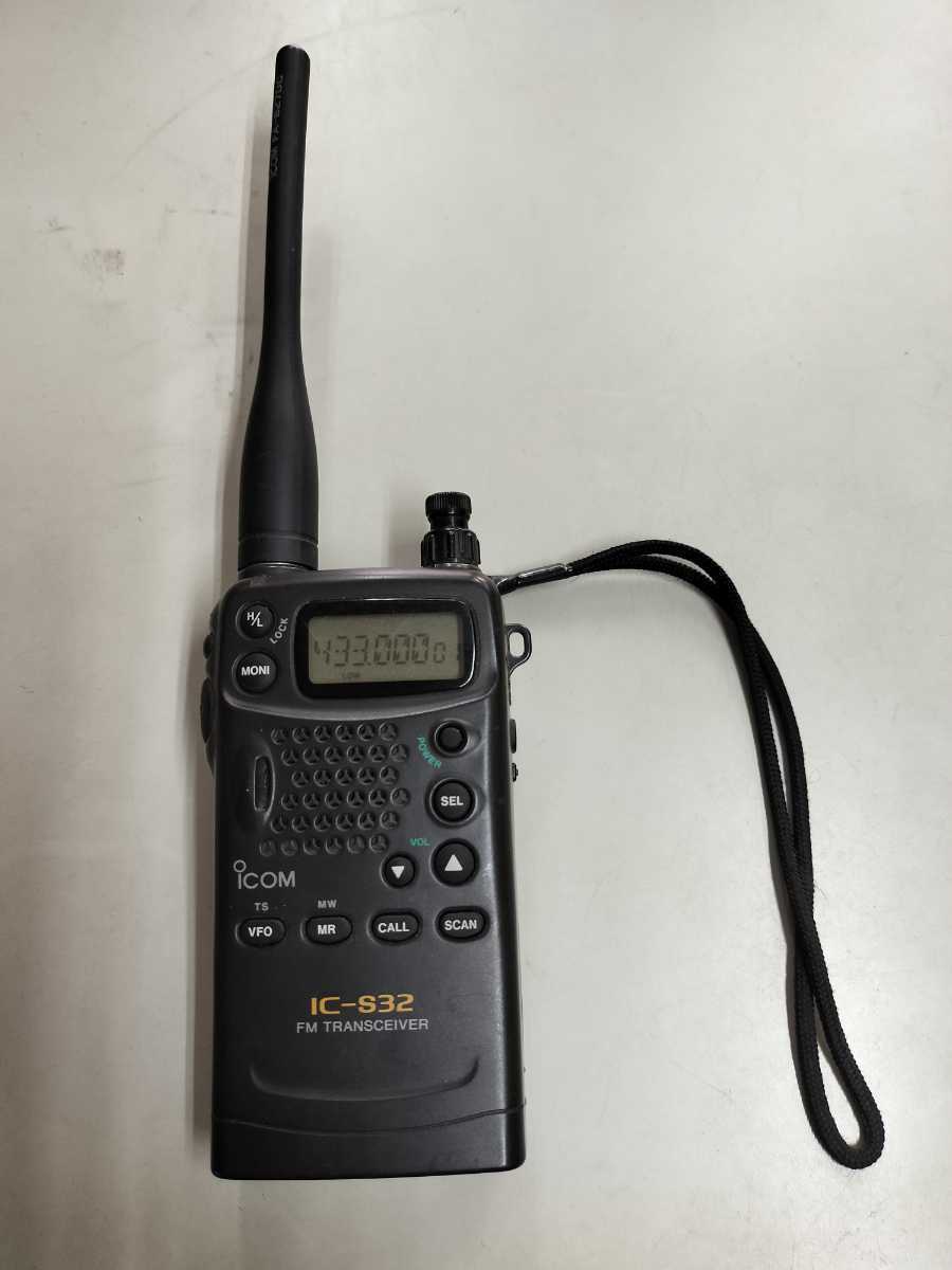 Icom（アイコム） IC-S32 アマチュア無線機 430MHz ハンディ機 IC-S32 アイコム ICOM 430MHz BP-173 アマチュア無線機 受信拡張済