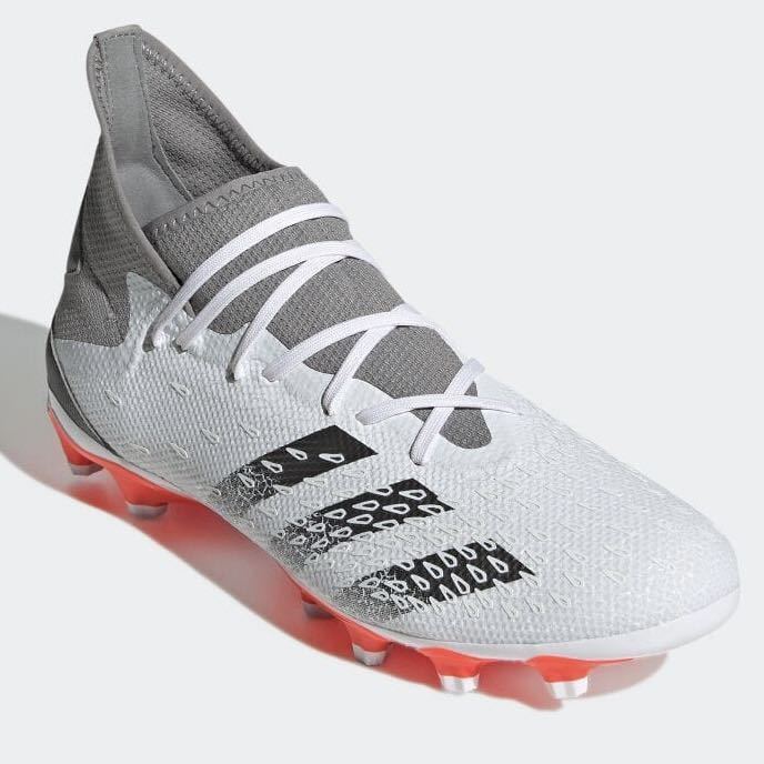 新品 adidas プレデター フリーク 3 HG AG【25cm】サッカー スパイク 靴 アディダス シューズ サッカーシューズ PREDATOR FREAK 白 6301