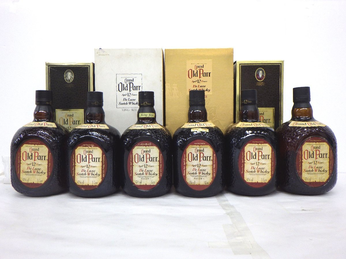 1円 スタート 古酒 未開栓 6本セット Old Parr オールドパー 12年