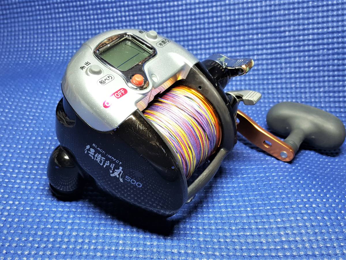 電動リール】 タカミヤ 『伝衛門丸 500 BLCK IMPACT』 電源ケーブル