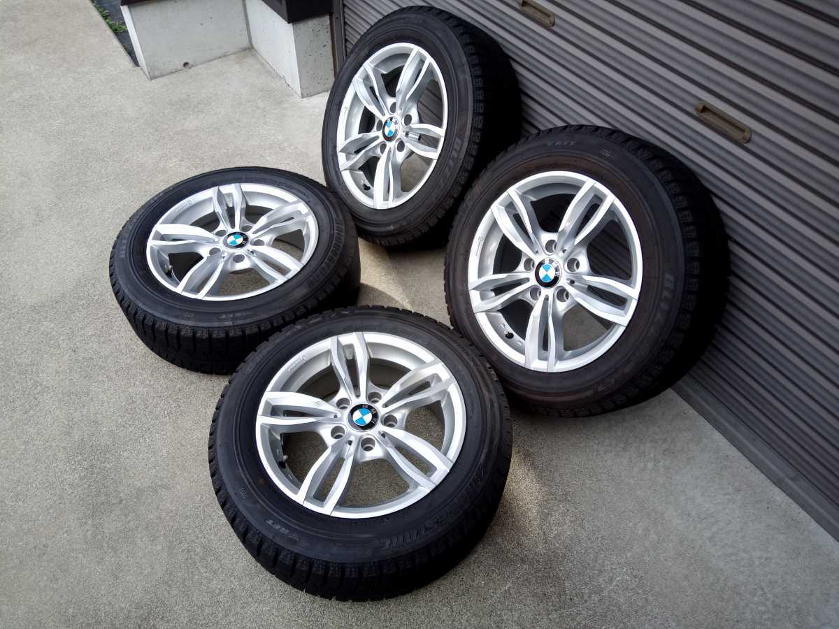 BMW 3シリーズ F30 F31 205/60R16 冬用2019年バリ山スタッドレス 85 