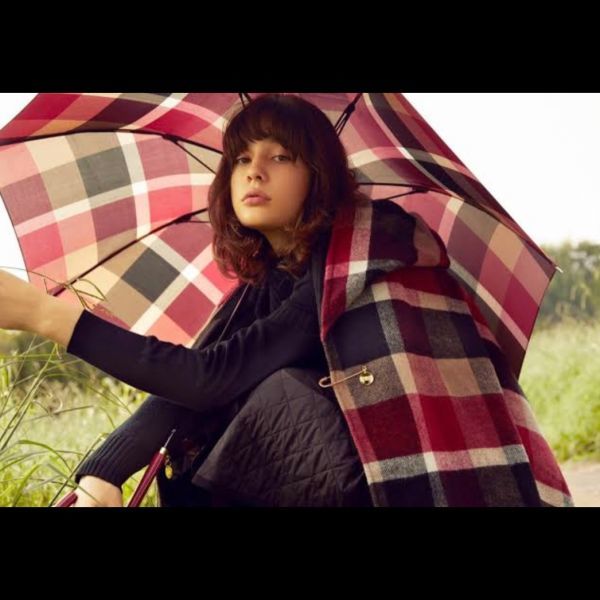 新品 人気 定番 ブルーレーベルクレストブリッジ CBチェック ポンチョ  