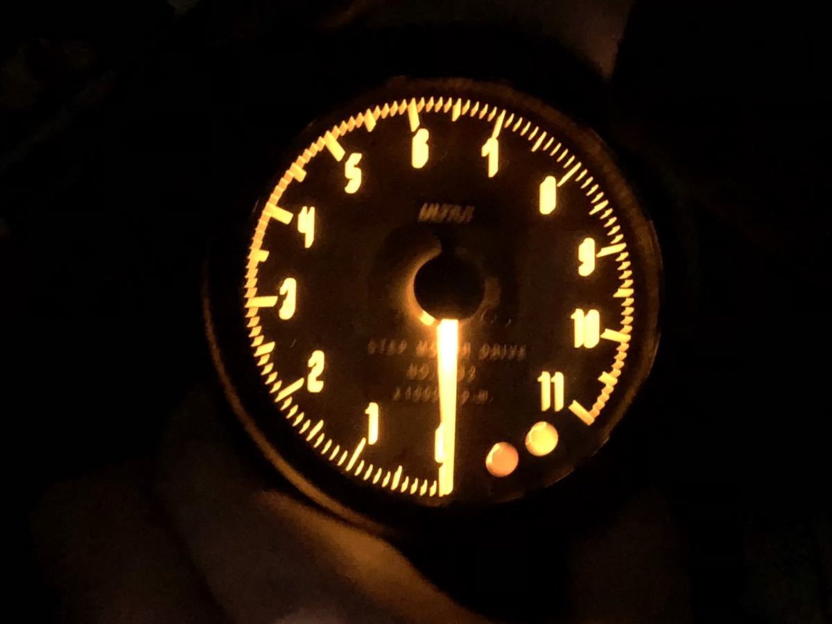 ウルトラ 永井電子 80パイ ステッピング タコメーター 11000RPM ULTRA 