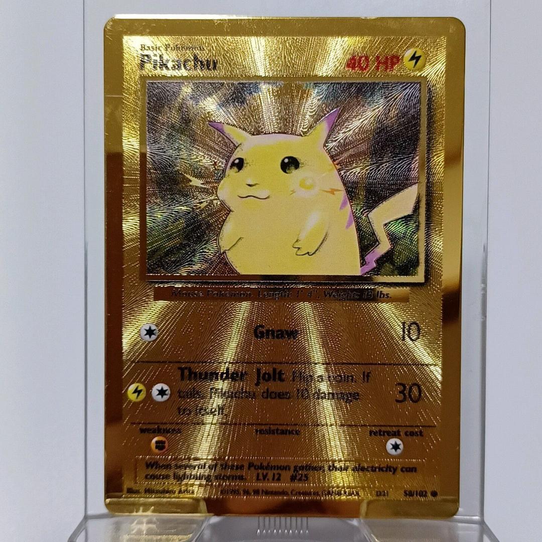 【正規品】ポケモン25th ピカチュウ メタルカード 英語 正規品】ポケモン25th ピカチュウ メタルカード 英語 Pikachu 58/102