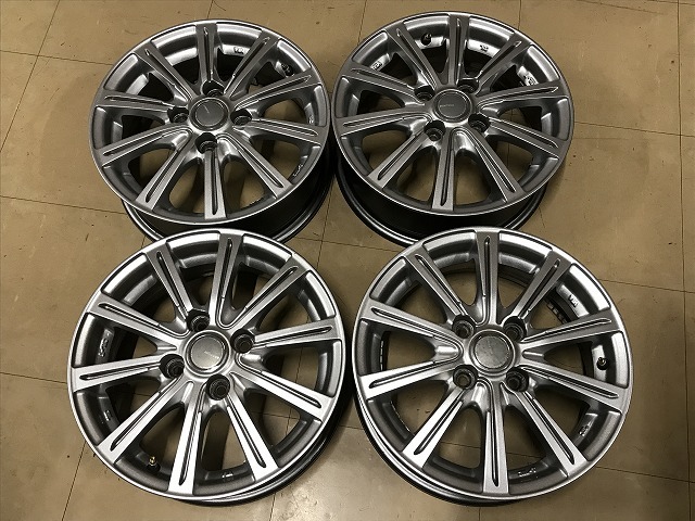 武山　Millous ホイールセット 14インチ ヨコハマ YFC MILLOUS 14インチ アルミホイール 14×5J+39 PCD100 4穴 a