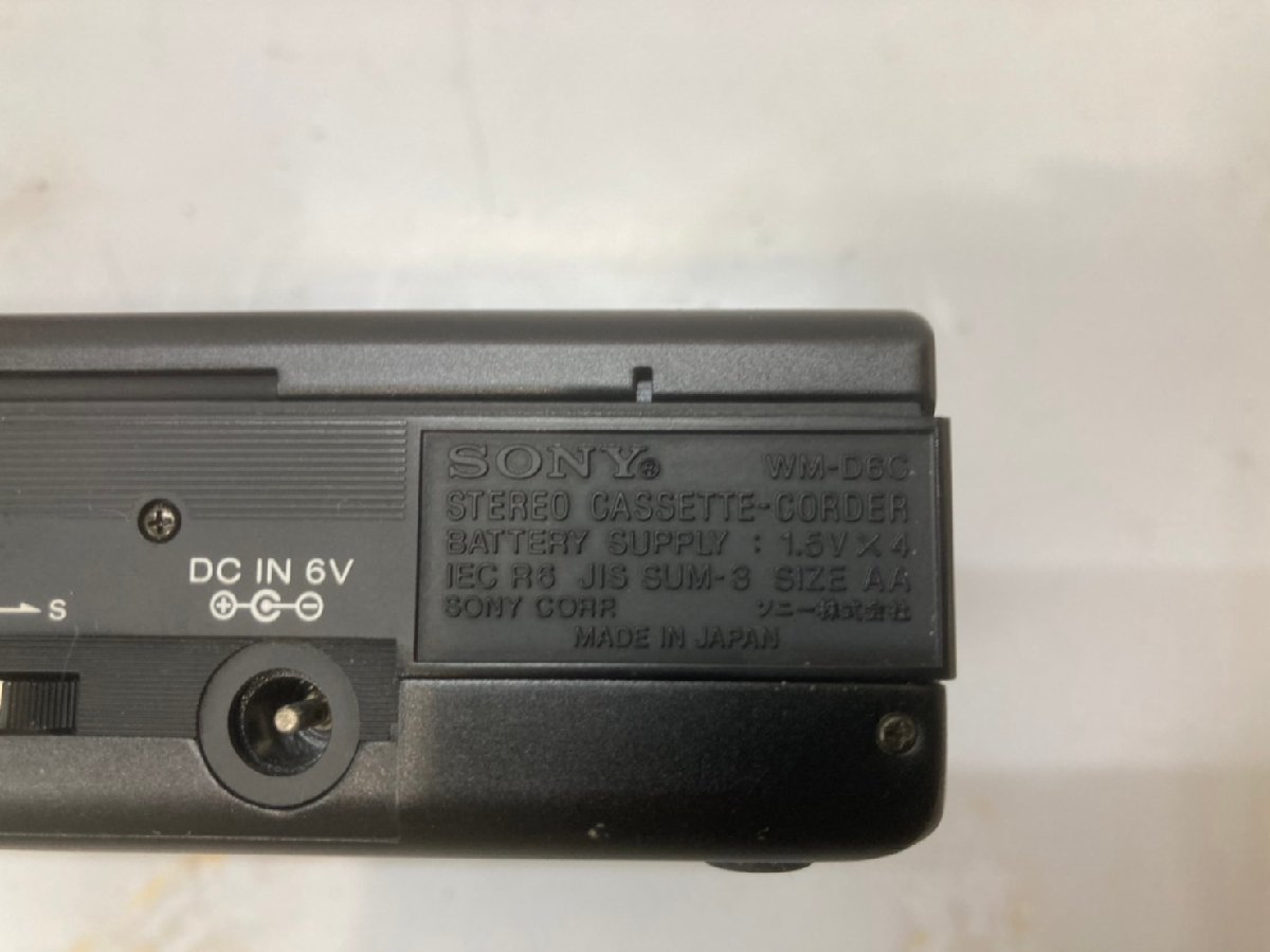 △3279 ジャンク品 オーディオ機器 カセットプレイヤー SONY