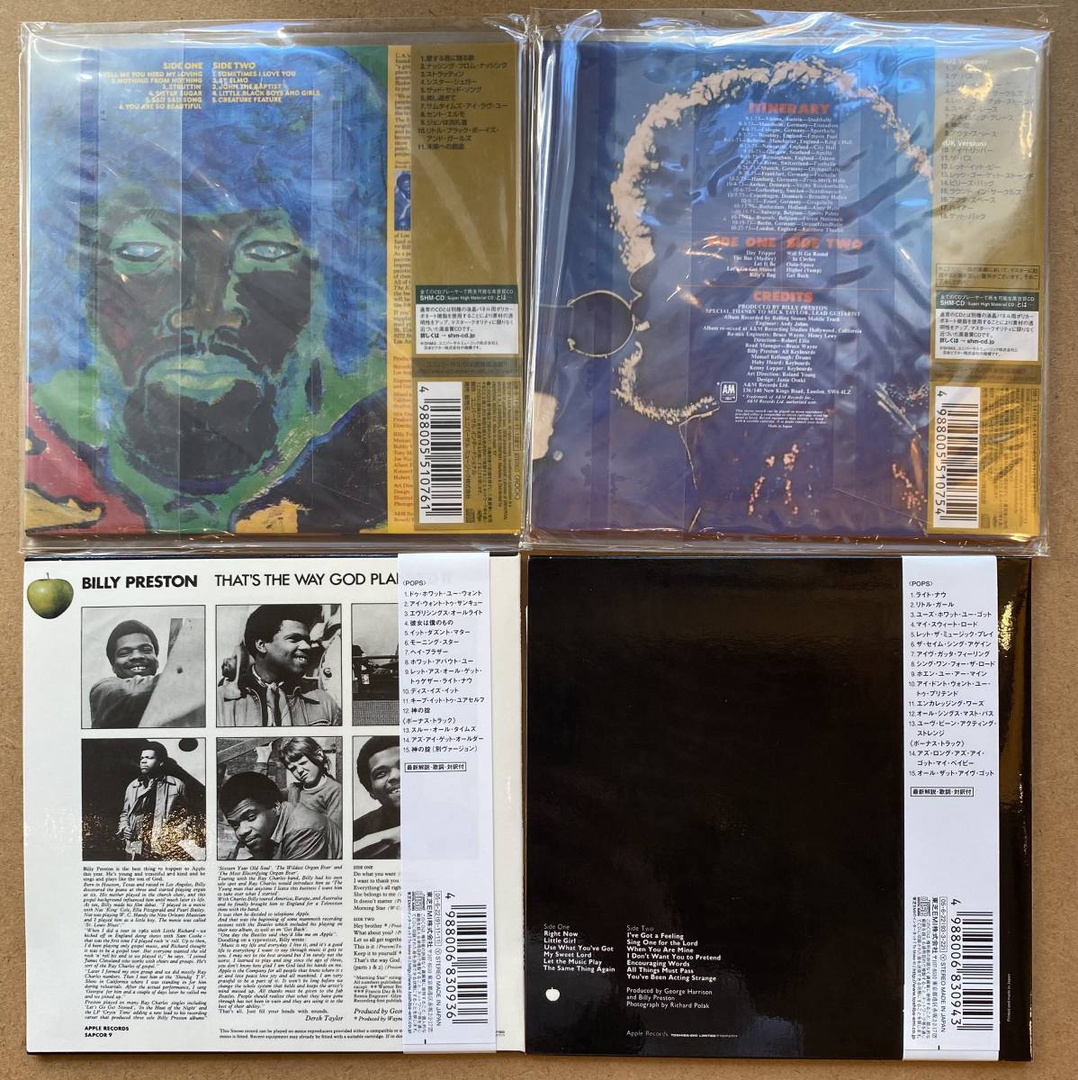 Billy PRESTON 「ビリー ⁄ 星1｜帯ジャケ新品同様☆SHM-CD（4-SET），