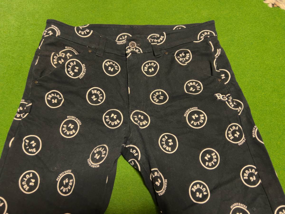 【速乾】パーリーゲイツ ショートパンツ ニコちゃんPGロゴ ネイビー サイズ4 パーリーゲイツ ニコちゃん風パンツ 4 ネイビー系 2021冬モデル 直営店