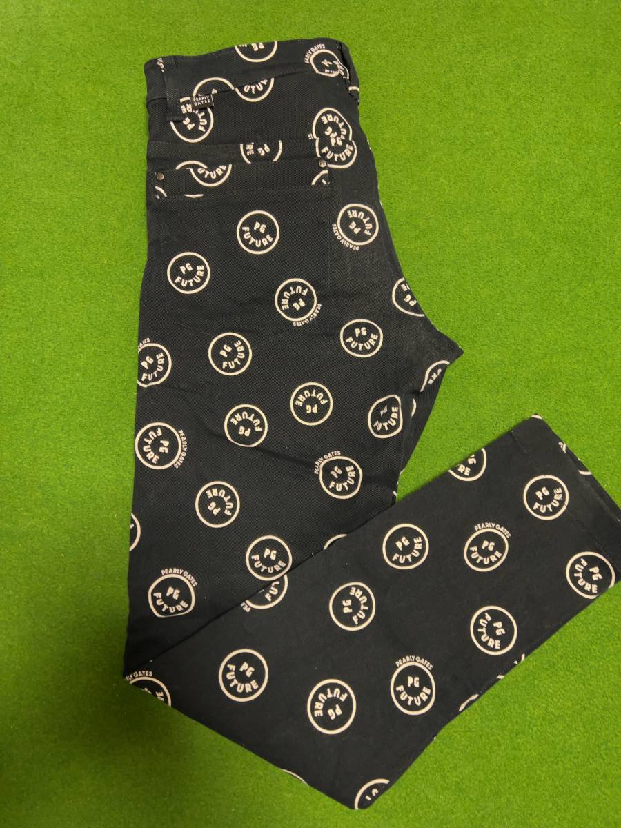 パーリーゲイツ ニコちゃん風パンツ 4 ネイビー系 2021冬モデル 直営店