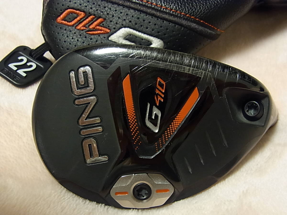 人気，100%新品 PING G410 4U 22&deg; ヘッドのみ ヘッドカバー レンチ付き ハイブリッド ユーティリティ 4H U4 ピン(ピン)｜売買されたオークション情報、yahooの商品情報をアーカイブ公開 - オークファン 男性右きき用