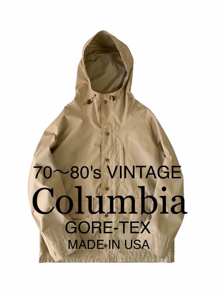 70〜80's VINTAGE イエローストーンタグ Columbia GORE TEX USA製