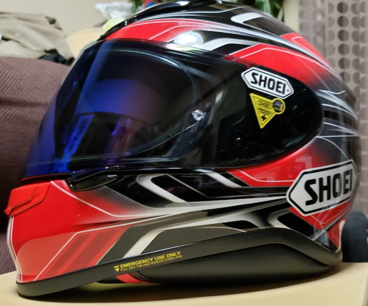 SHOEI Z-7 RUMPUS TC-10 BLACK＆RED SIZE L 2019年製 /ショウエイ