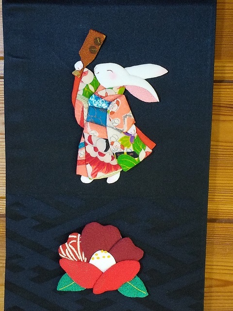 お正月押し絵タペストリー 3個セット お正月飾り タペストリー