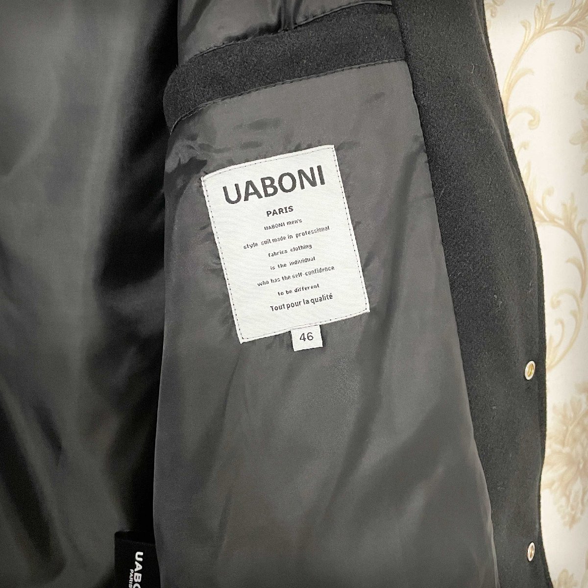 最高級EU製＆定価8万◇UABONI*Paris*スタジャン*ユアボニ*パリ発◇高級 