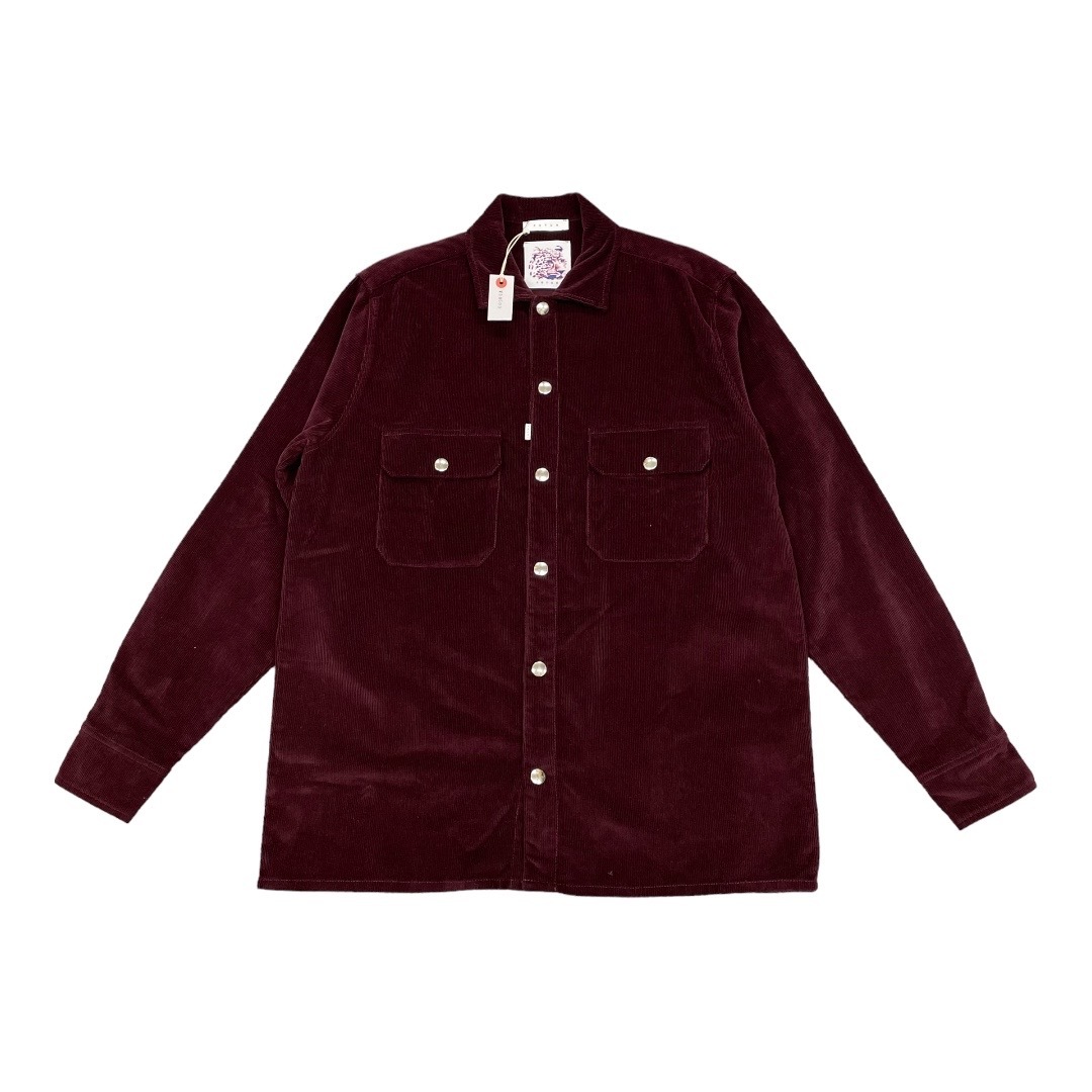 お得 定価38500円 品 FUTUR 21AW コーデュロイ シャツ トップス フューチャー L(Lサイズ)｜売買されたオークション情報、yahooの商品情報をアーカイブ公開 - オークファン 長袖シャツ一般