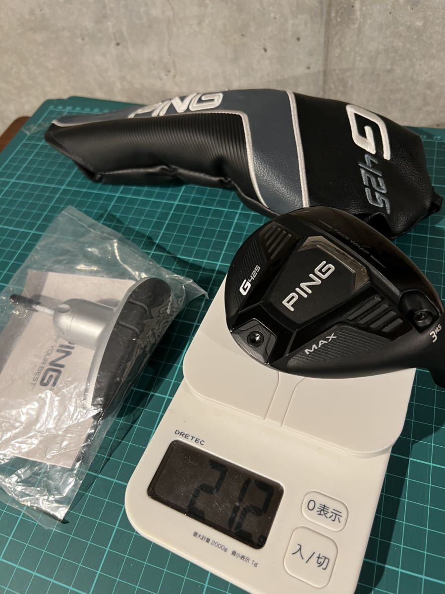 ピン G425 MAX フェアウェイ 3W 14.5° ヘッドのみ HC付 ピン PING