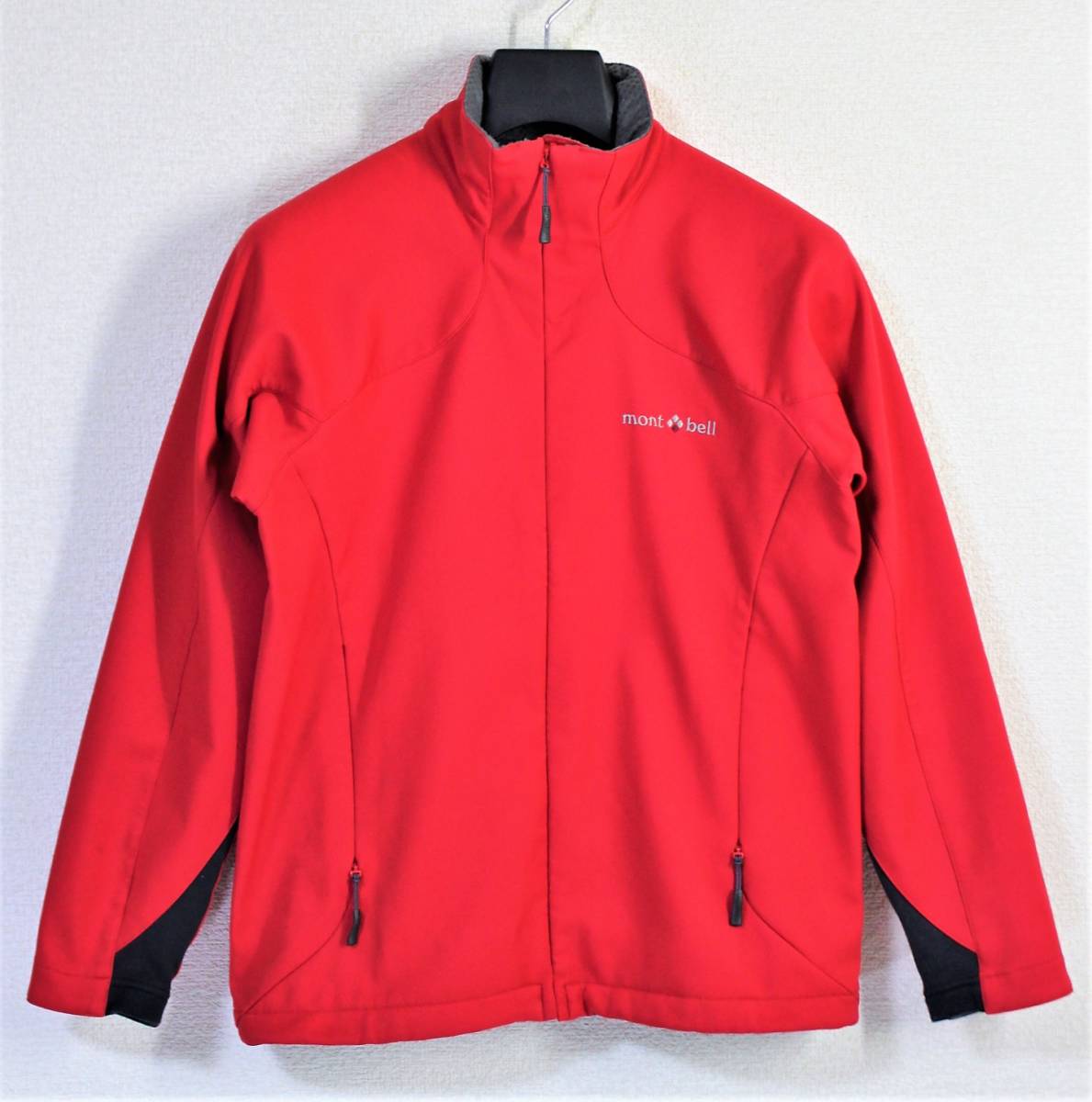 ★mont-bell モンベル★#106183 クリマプロ 裏フリース 撥水 ジャケット 赤 レディース:M