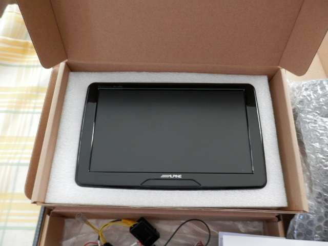 ☆ALPINE アルパイン PKG-M910 9インチ WVGAリアビジョン リアモニター
