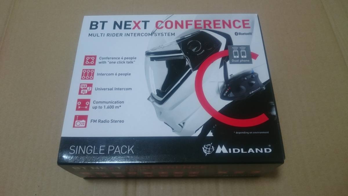 ミッドランド Midland BT NEXT-C シングルパック インカム バイク 訳