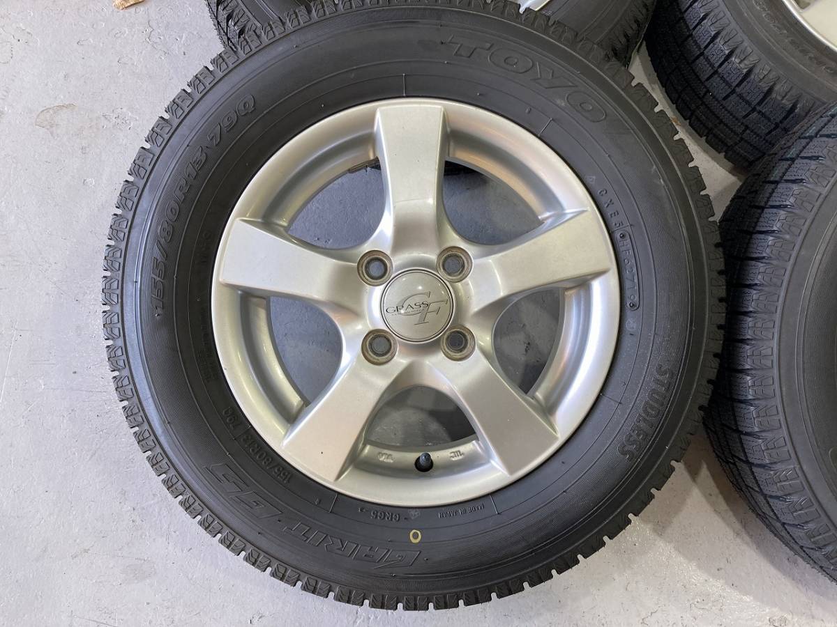ハスラースタッドレスバリ山155/80R13
