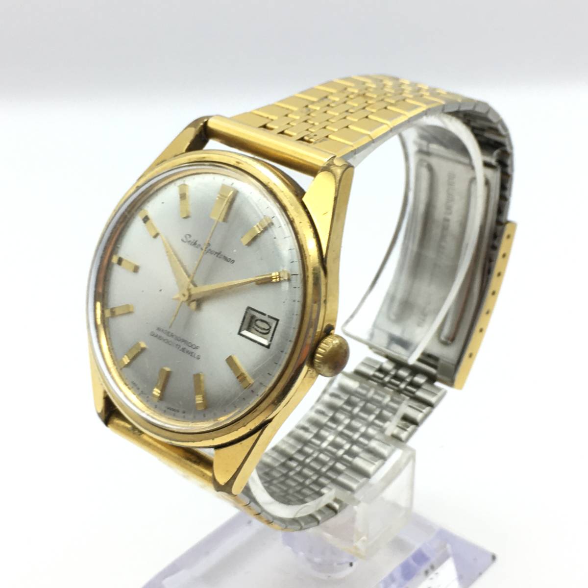 B9-54 SEIKO/セイコー Sportsman スポーツマン 17石 3針 Date デイト 