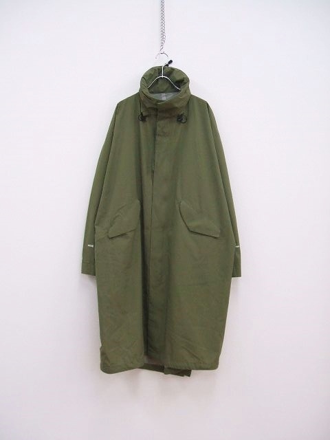 春物】HYKE LAMINATED MILITARY COAT サイズ2 春物】HYKE LAMINATED