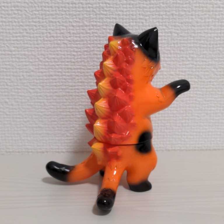ネゴラ 小夏屋 ソフビ フィギュア 猫 ゴジラ オレンジ 怪獣 sofvi
