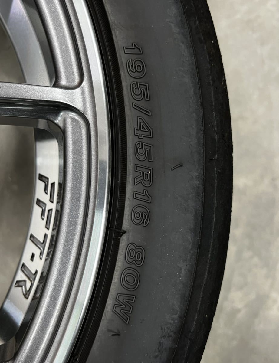 ☆バリ山☆ガリ傷なし☆SSR GTX02 6.5J 16インチ オフセット+45mm 4穴 