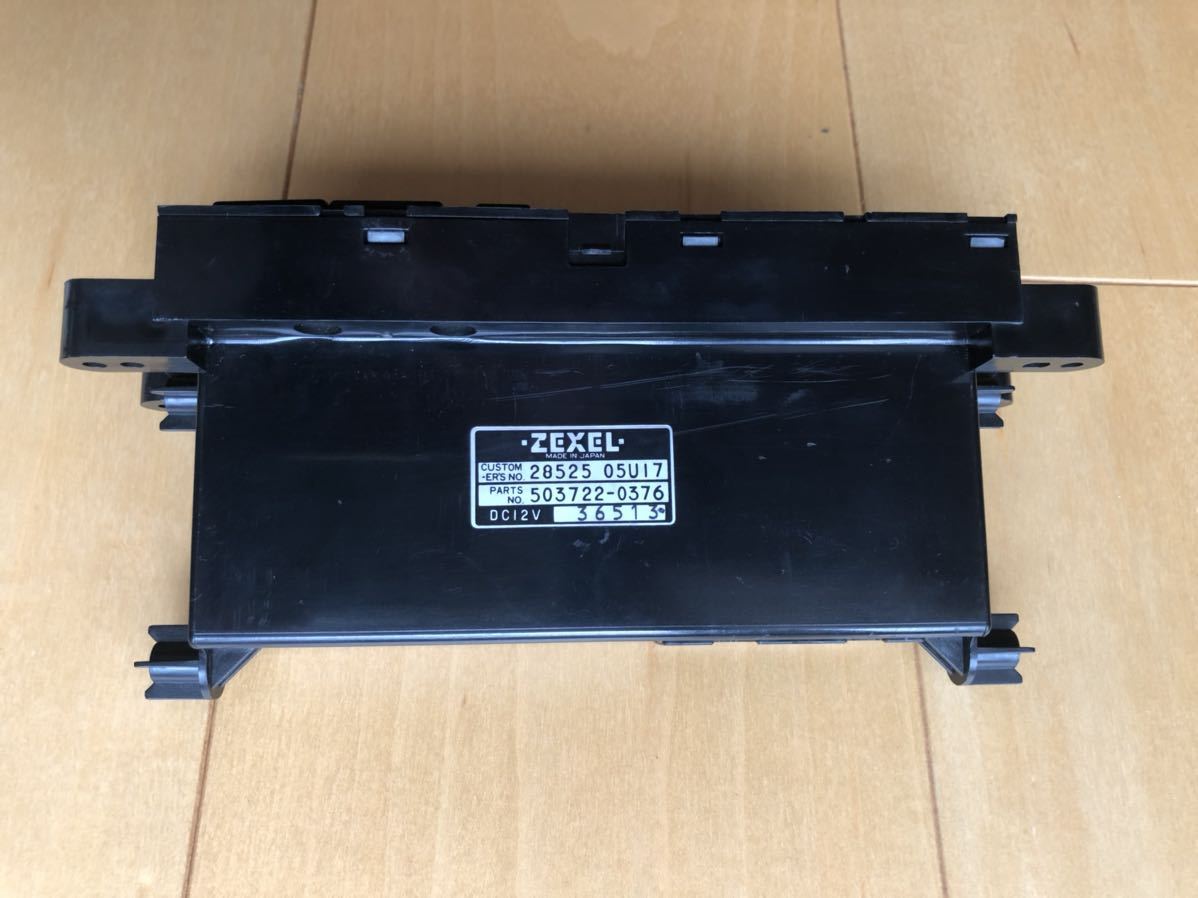 スカイライン BNR32 R32 純正 エアコン コントロール エアコンスイッチ