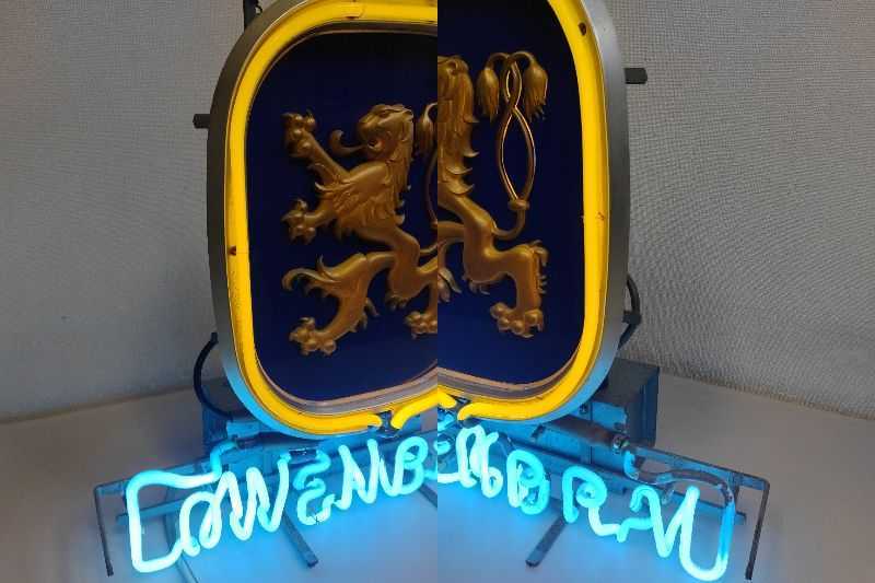 LOWENBRAU レーベンブロイ ネオンサイン ネオン管 現地購入品 アメリカ