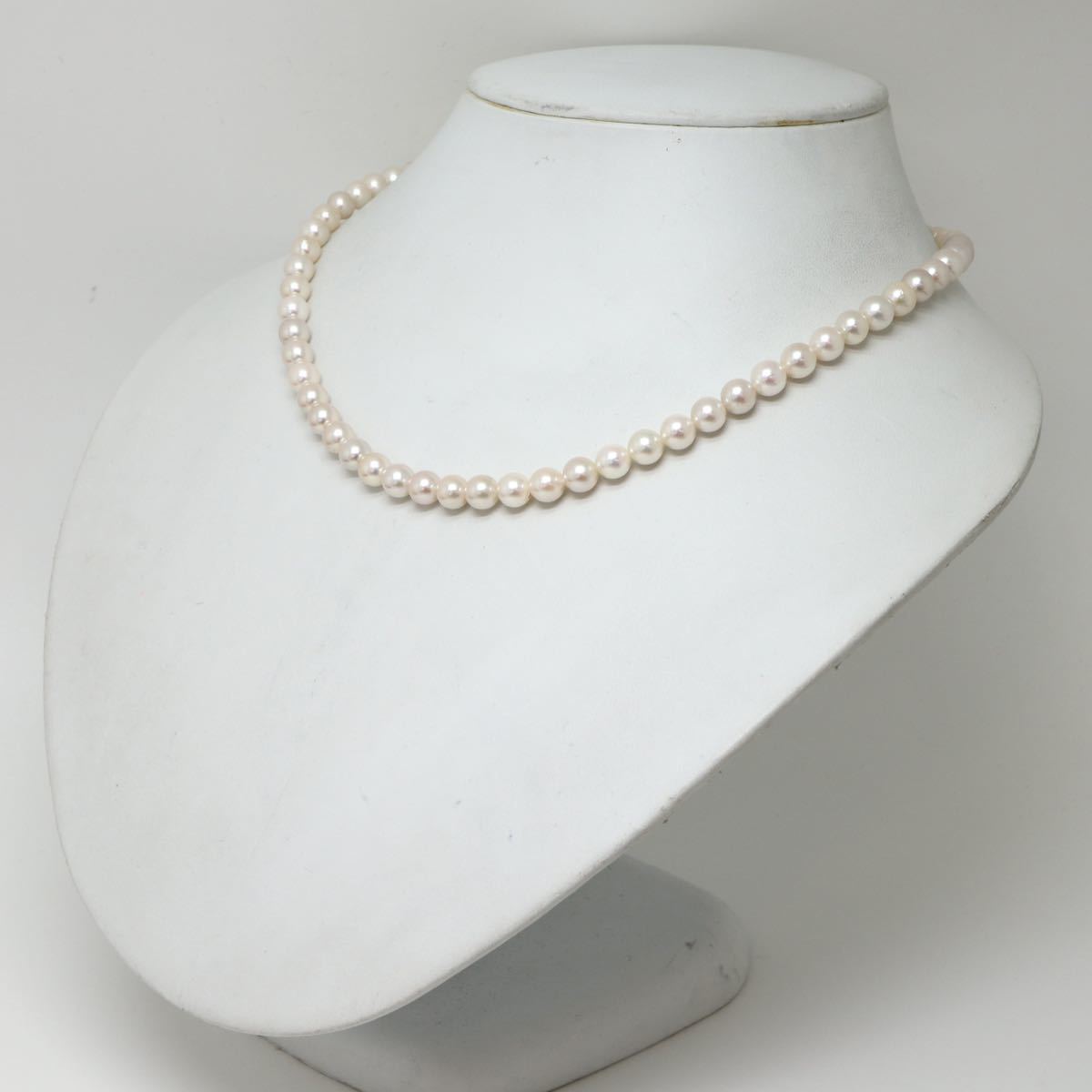 MIKIMOTO(ミキモト)アコヤ本真珠ネックレス 6.0-6.5mm珠