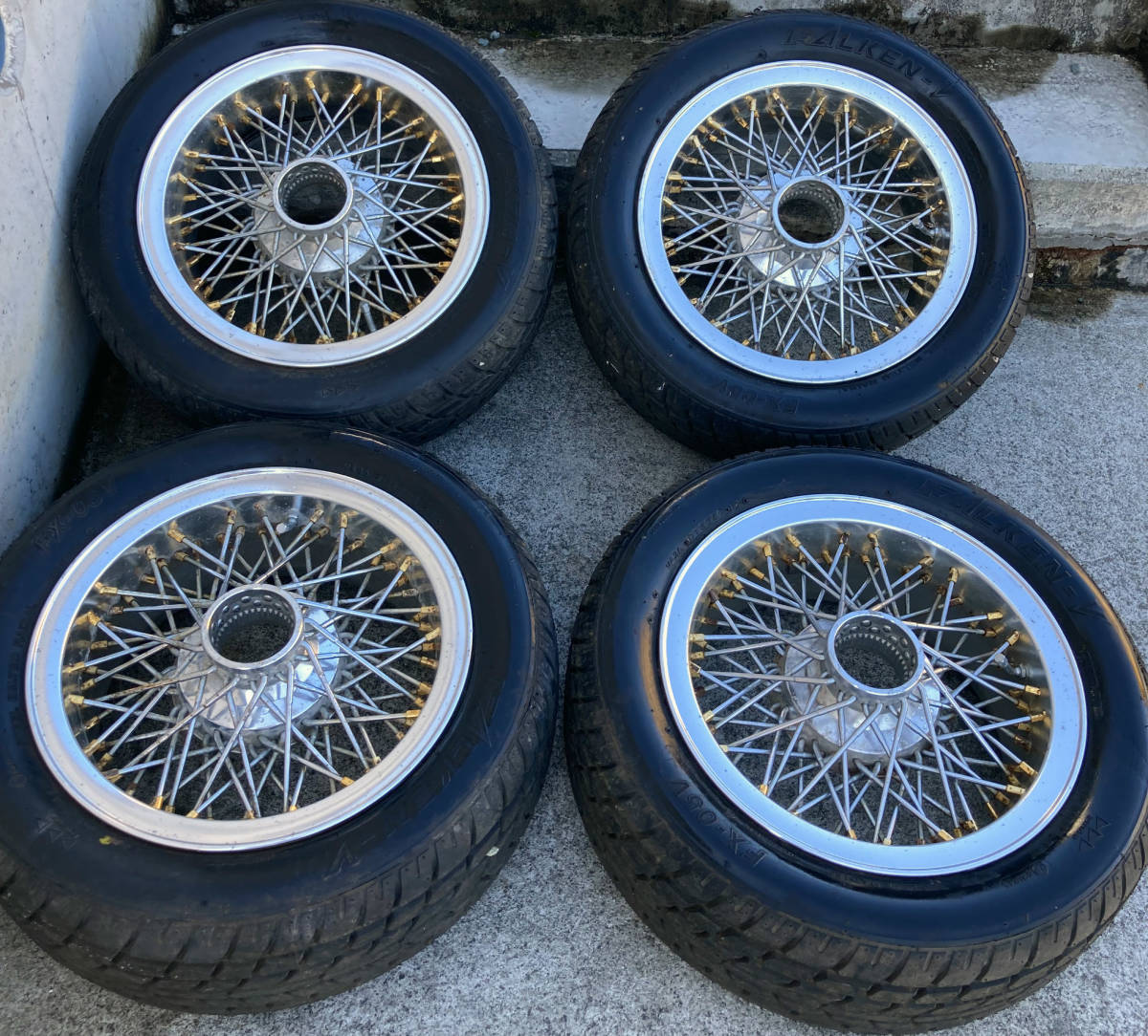 希少 当時物 旧車 WISER ワイザー15インチ 7.5J センターロック 