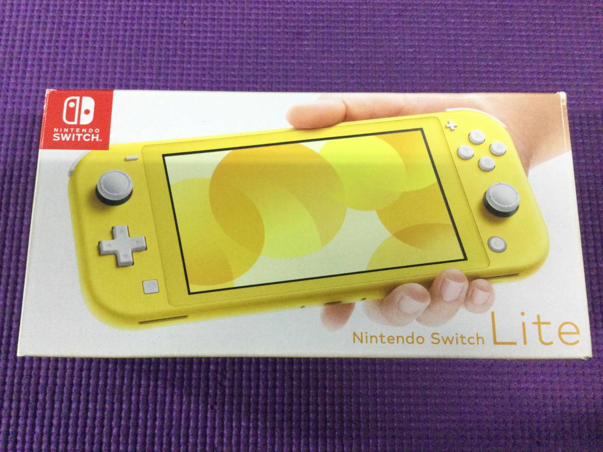 GF6763/60/1778】ジャンク☆Nintendo Switch Lite☆イエロー
