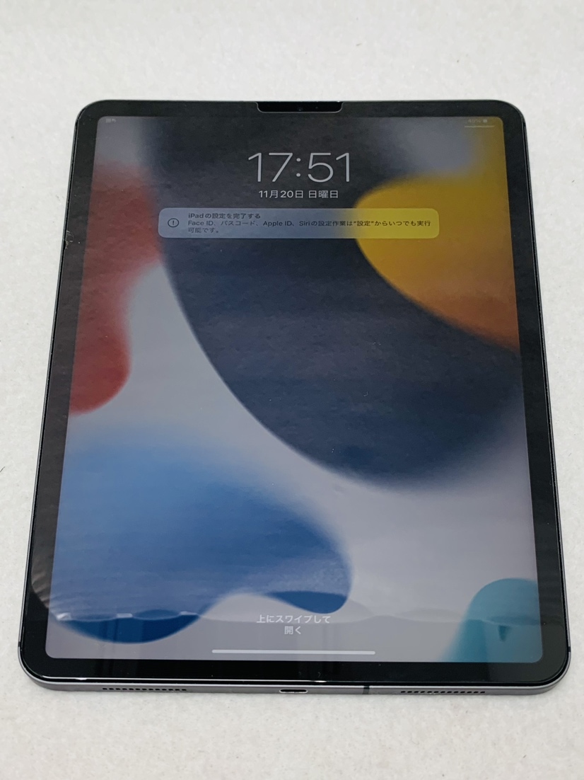 iPad Pro 11インチ 第1世代 Wi-Fi + Cellular 64GB シルバー と apple