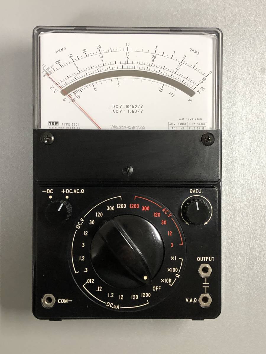 【セール，得価】 YOKOGAWA 横河電機 アナログテスター YEW3201 ①(電気計測器)｜売買されたオークション情報、yahooの商品情報をアーカイブ公開 - オークファン 電気計測器