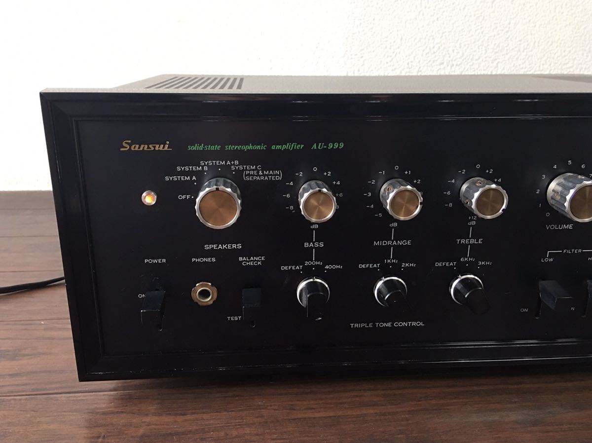 AU-999 SANSUI サンスイ @35043 公式通販 ジャンク SANSUI プリメイン 