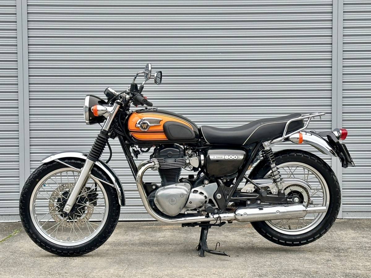 KAWASAKI W800 EJ800A ファイナルedition 低走行車両 ETC メッキパーツ