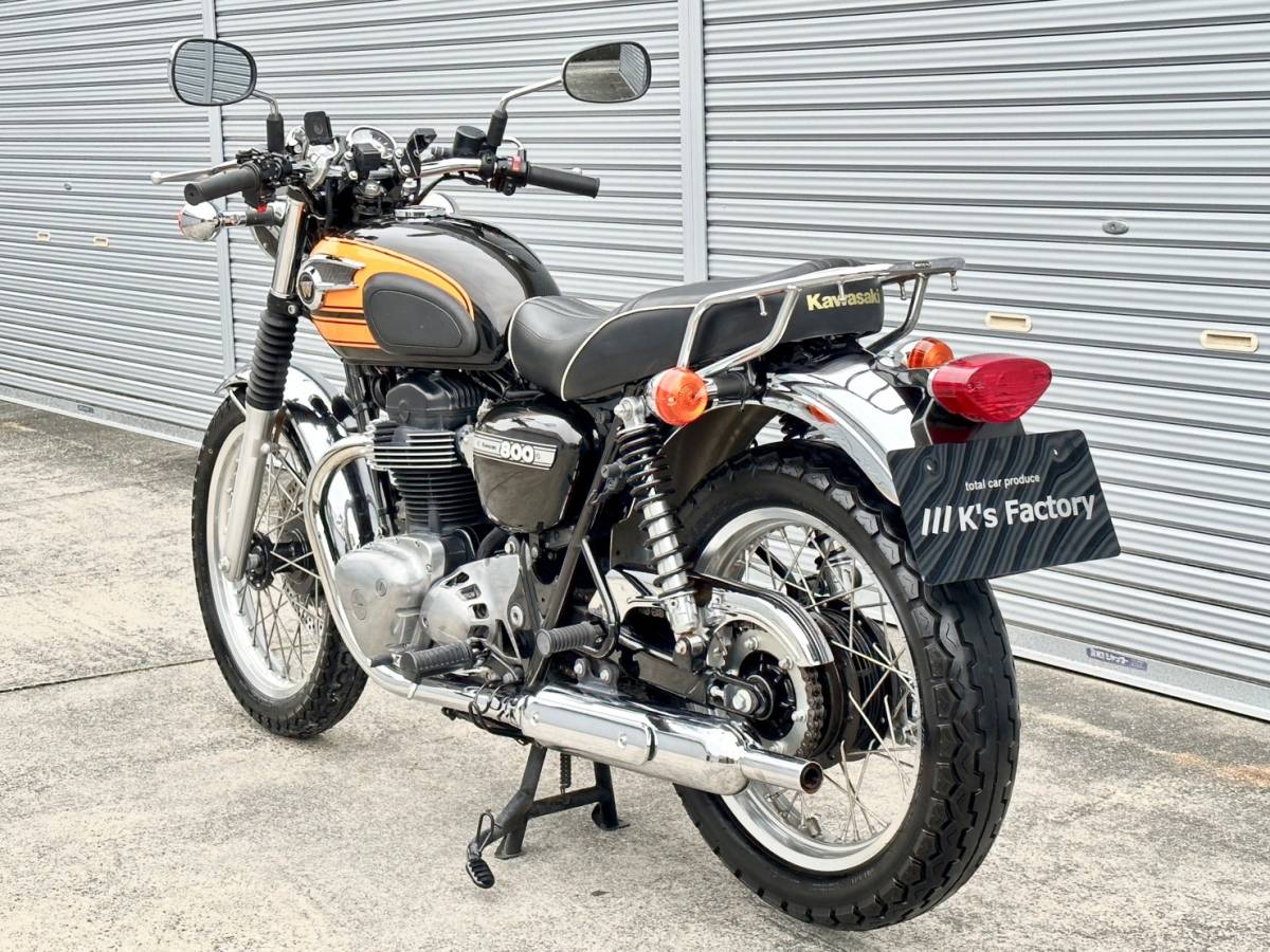 KAWASAKI W800 EJ800A ファイナルedition 低走行車両 ETC メッキパーツ
