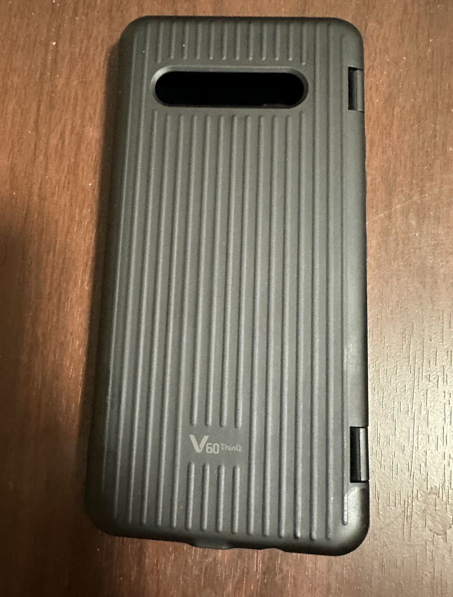 美品 LG V60 ThinQ 5G 退屈 デュアルスクリーン 充電用コネクタ付