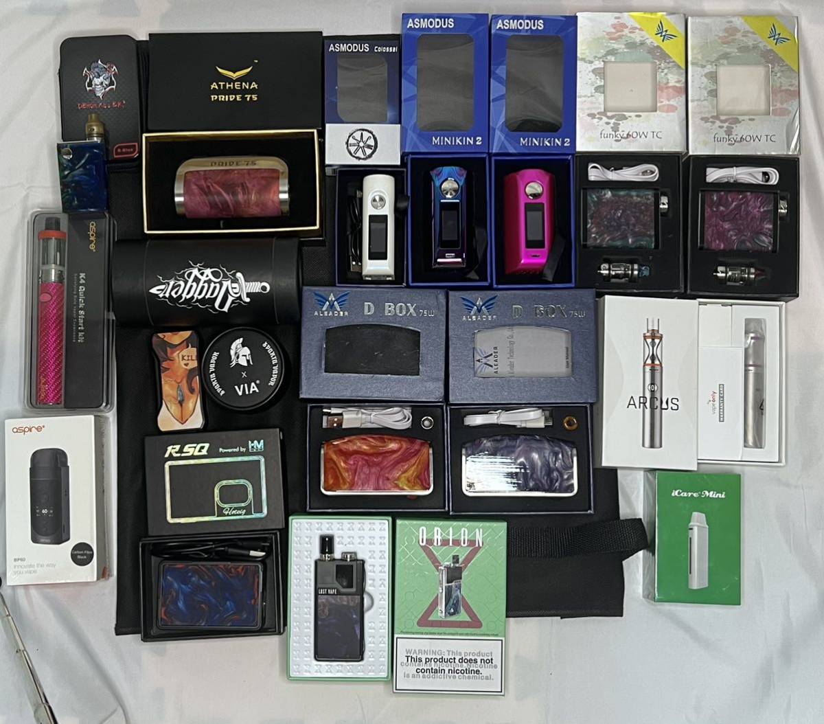 VAPE ベープ asmodas アスモダス minikin2 電子タバコ 大量